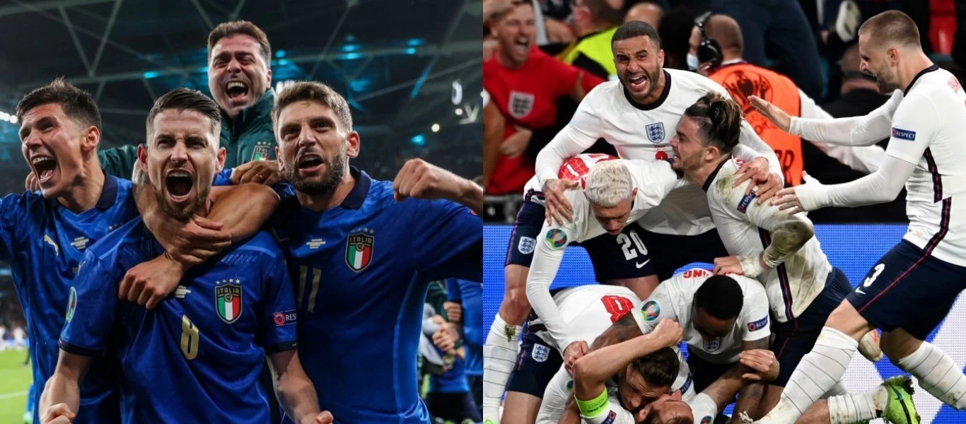 Τελικός EURO 2020: «Ατσάλινοι» Ιταλοί εναντίων αγγλικών «λεόντων» - (0-1)